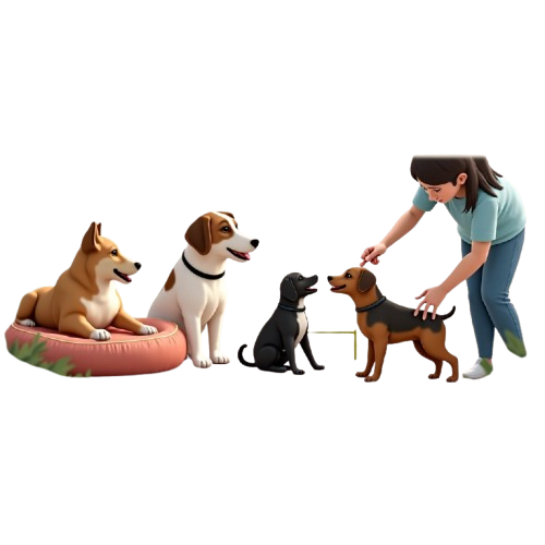 Residencia canina Scoobydog con perros jugando y disfrutando